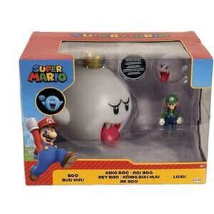 Nintendo King Boo with Luigi Action Figure Set - 3pk SEE DETAILS